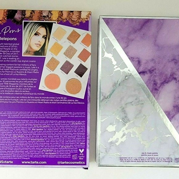 TARTE LeLe Pons X tarte Eye & Cheek Palette (Eyeshadow/Blush/Highlighter) NEW - Picture 6 of 6
